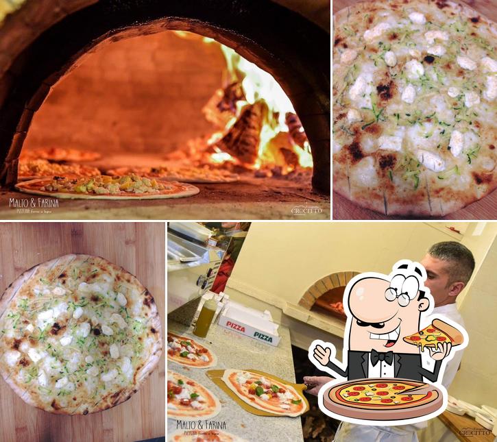 Prova una pizza a Malto & Farina Forno a legna