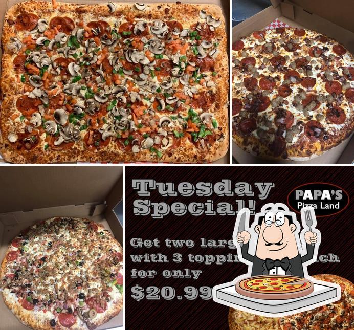 Papas Pizzaland Bowmanville in Bowmanville Restaurant menu and reviews