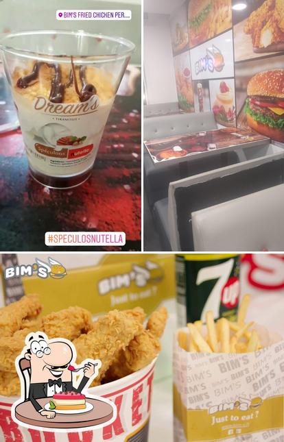 Poulet Resto offre une sélection de desserts