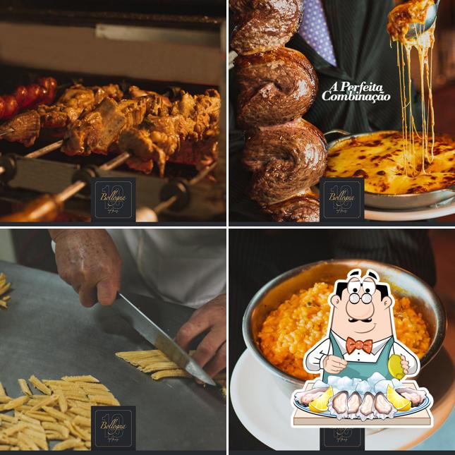 Consiga frutos do mar no Bollogna Massas e Carnes
