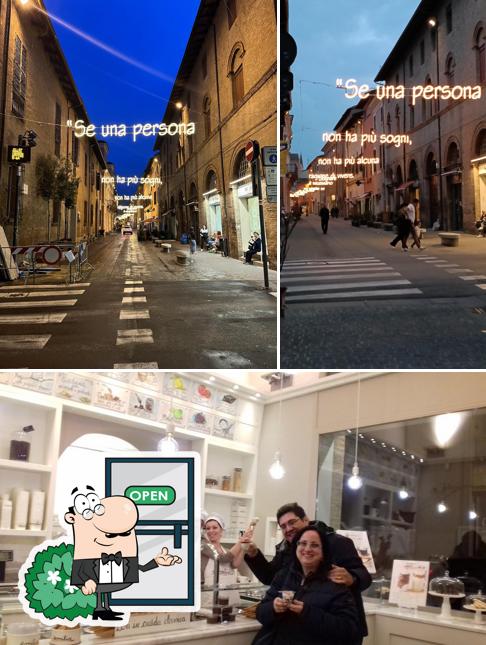 Gli esterni di GIOELIA Cremeria, Imola