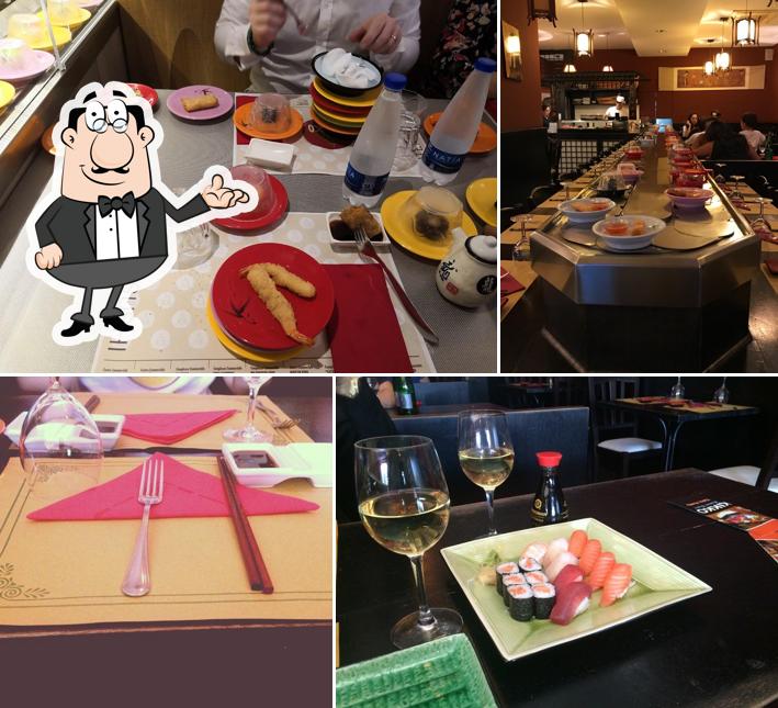 L'intérieur de Kikko Kaiten Sushi