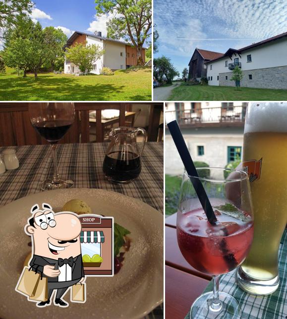 This is the image depicting exterior and drink at Naturhotel Gidibauer Hof
