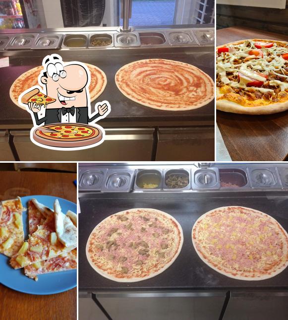 Try out pizza at Pizzeria Guldkroken