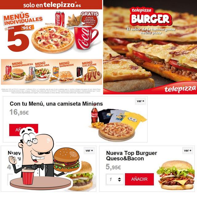 Get a burger at Telepizza Martorell - Comida a Domicilio