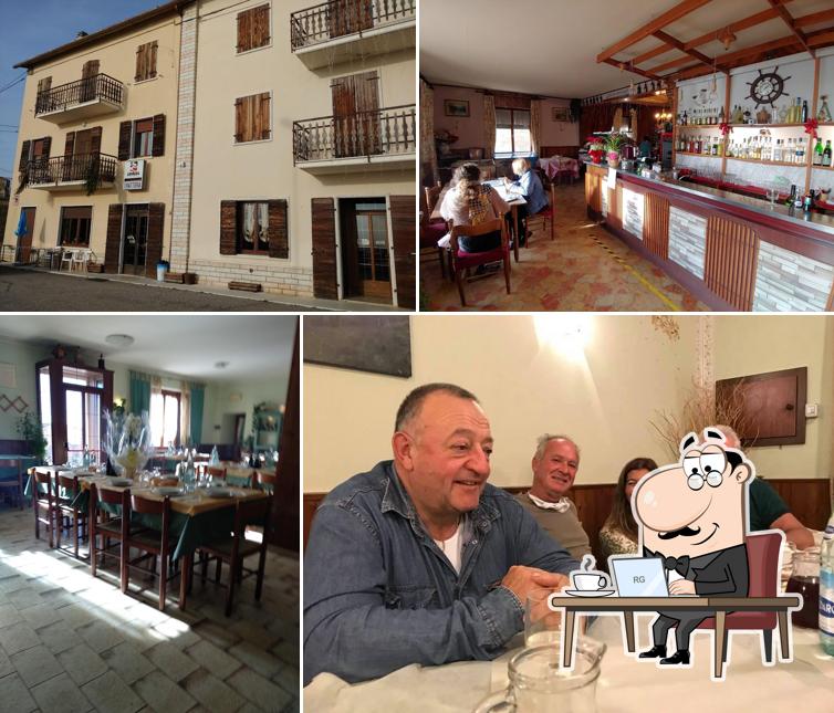 Gli interni di Trattoria Campostrini