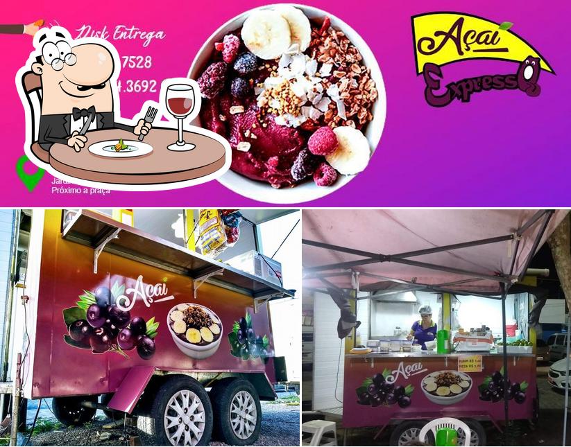 Comida em Açaí expresso