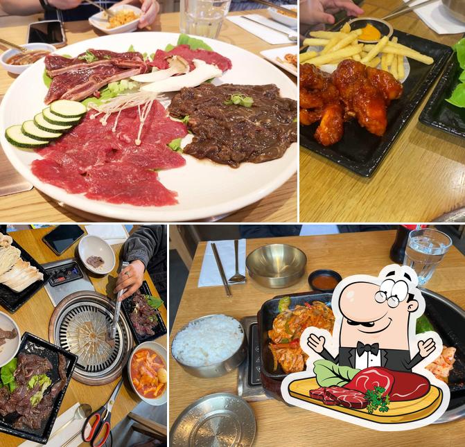 Enjoy the selection of meat meals