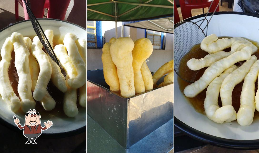 Comida em Biscoito frito da Dona Edite