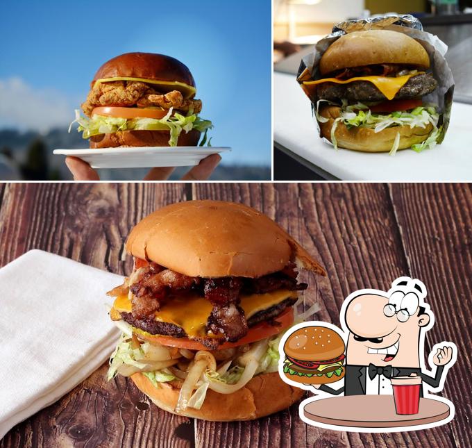 Order a burger at The Wack - Kitchen & Commissary
