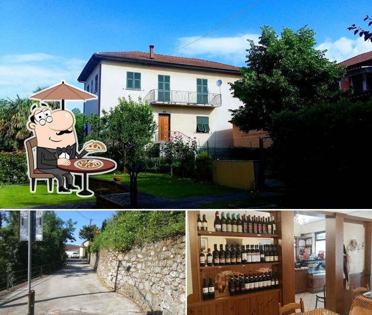 Tra le varie cose da Cantarana si possono trovare la esterno e vino