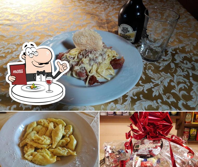 Platti al La Taverna del Castello