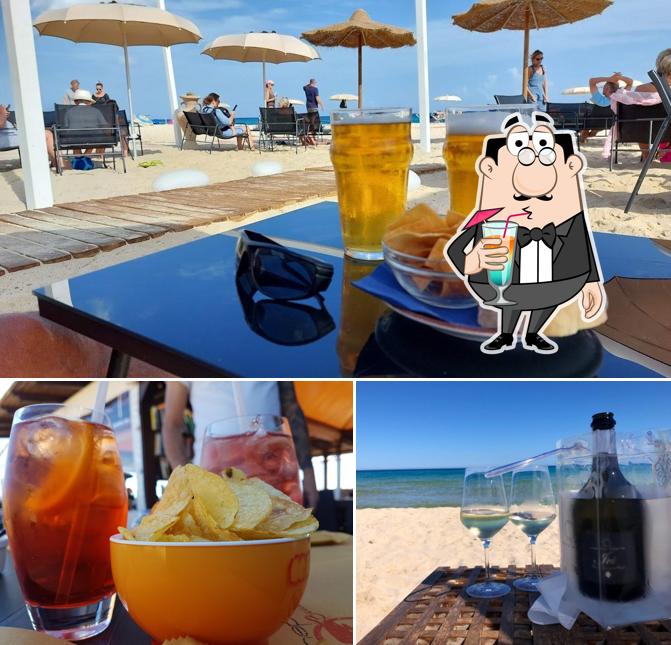 La immagine della bevanda e cibo di Chiosco Ginepro Beach