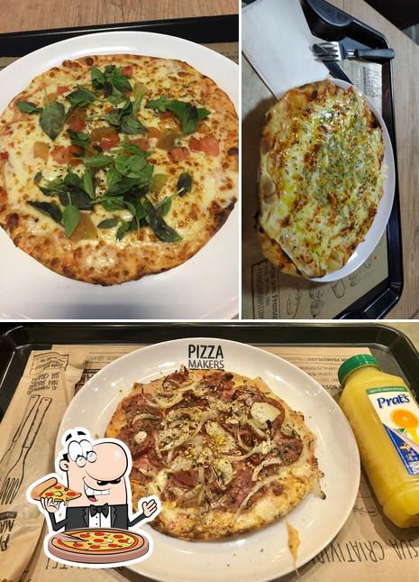 Escolha pizza no Pizza Makers