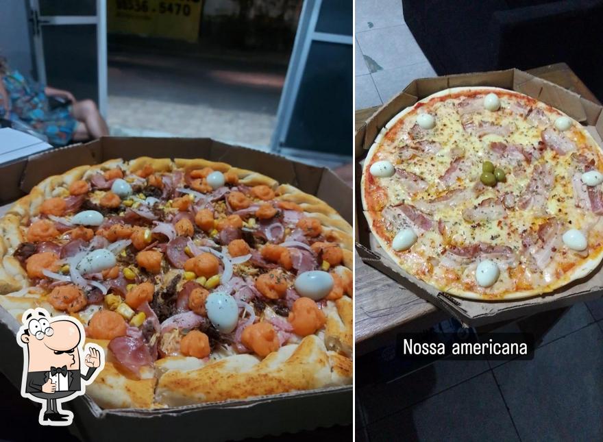 See this picture of Pizzaria da villa