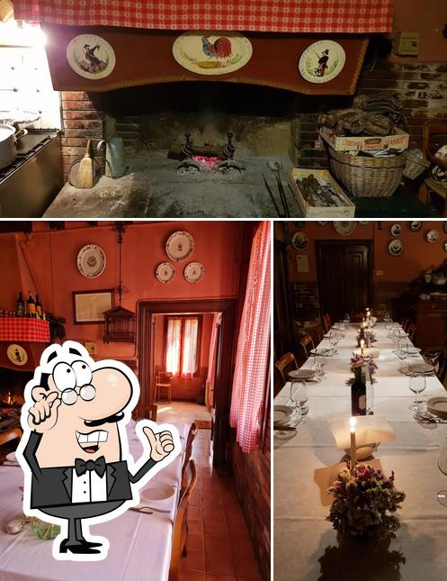 Gli interni di Trattoria Filippetto