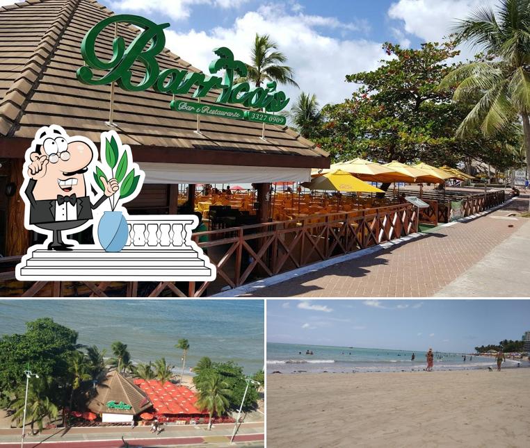 O exterior do Restaurante Barrica's