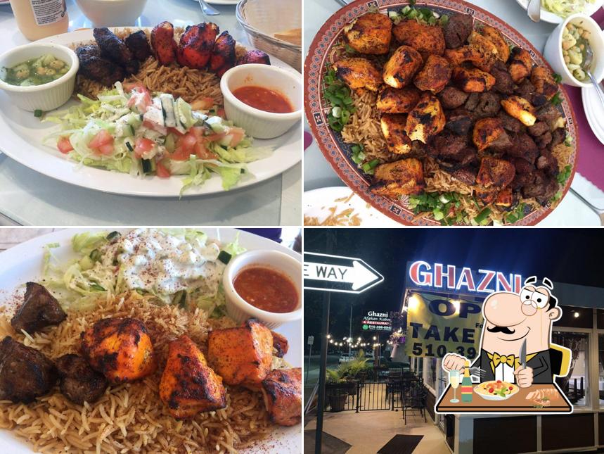 Food at Ghazni Afghan Kabobs & Restaurant