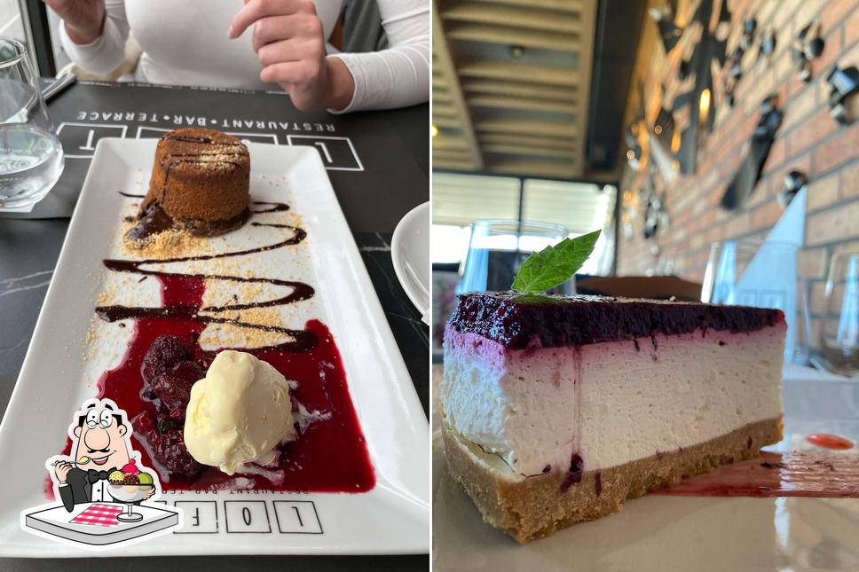 LOFT offre une variété de desserts