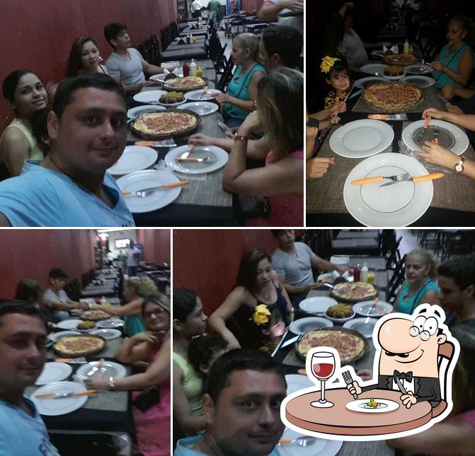 Comida em Planeta Pizza