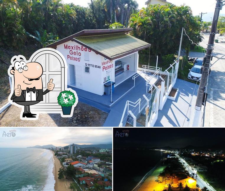 O exterior do Associação dos Pescadores e Maricultores da Praia da Cocanha