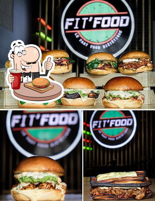 Commandez un hamburger à FIT'FOOD RABAT