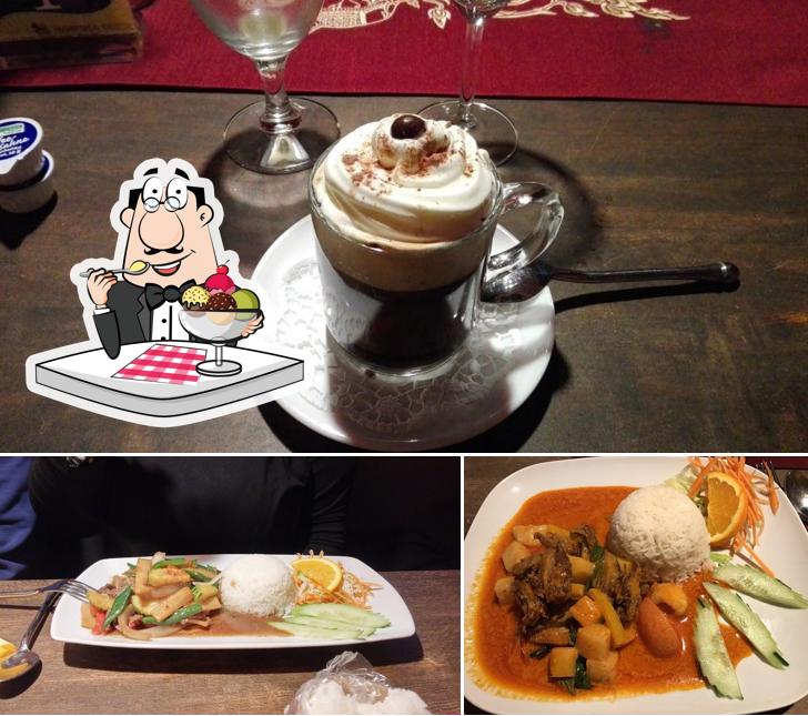 Lek’s Thailändisches Spezialitätenrestaurant & Lounge bietet eine Mehrzahl von Süßspeisen