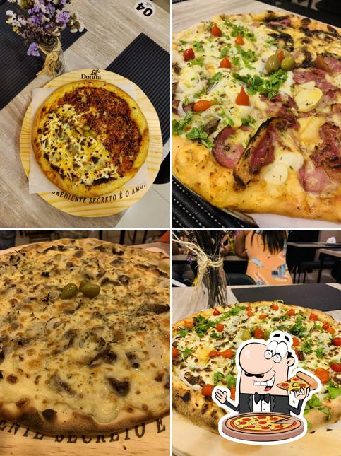 Peça pizza no Donna Pizza