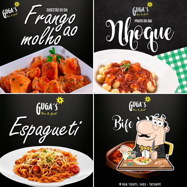 Platos en Guga's Bar & Grill