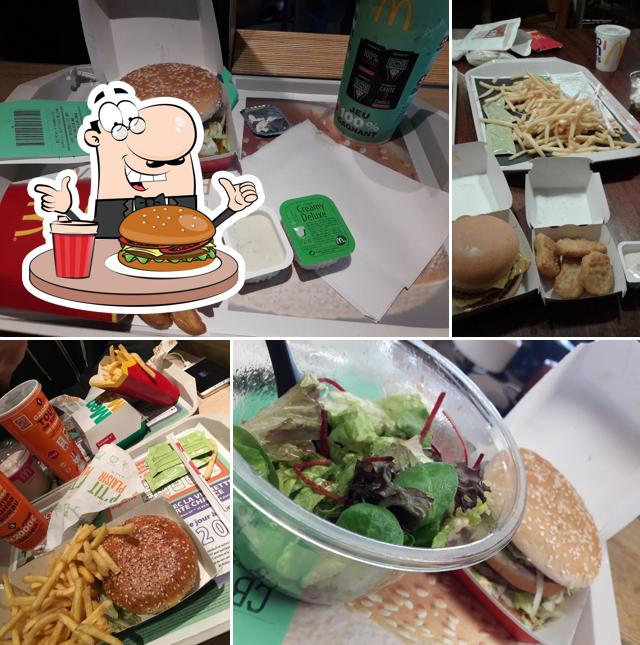 Prenez un hamburger à McDonald's