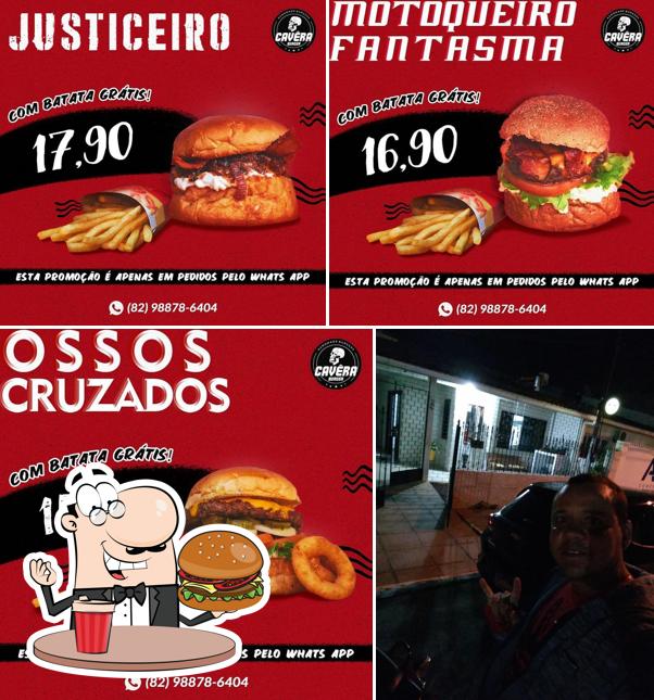 Os hambúrgueres do Cavêra Burger irão satisfazer uma variedade de gostos