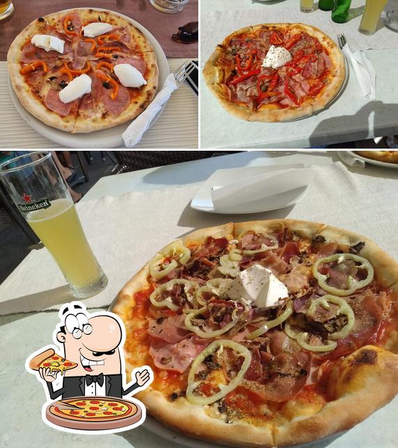 Choisissez des pizzas à Brada restaurant