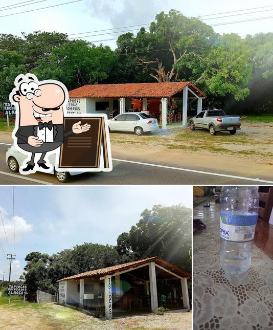 Entre diversos coisas, exterior e bebida podem ser encontrados a Tapioca Fortaleza