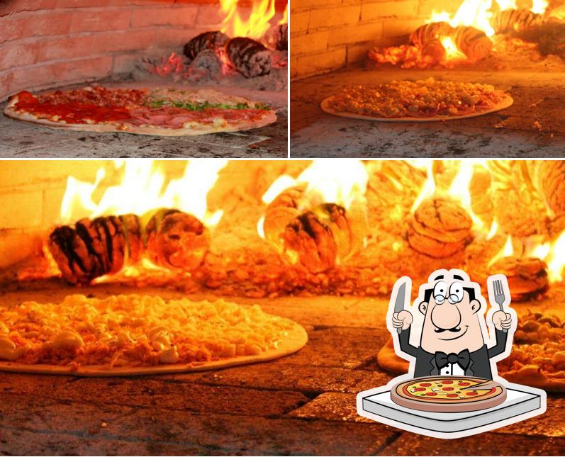 Consiga diferentes variedades de pizza