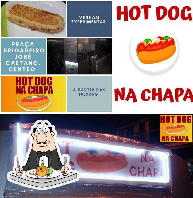 Comida em Hot Dog na chapa Quissamã