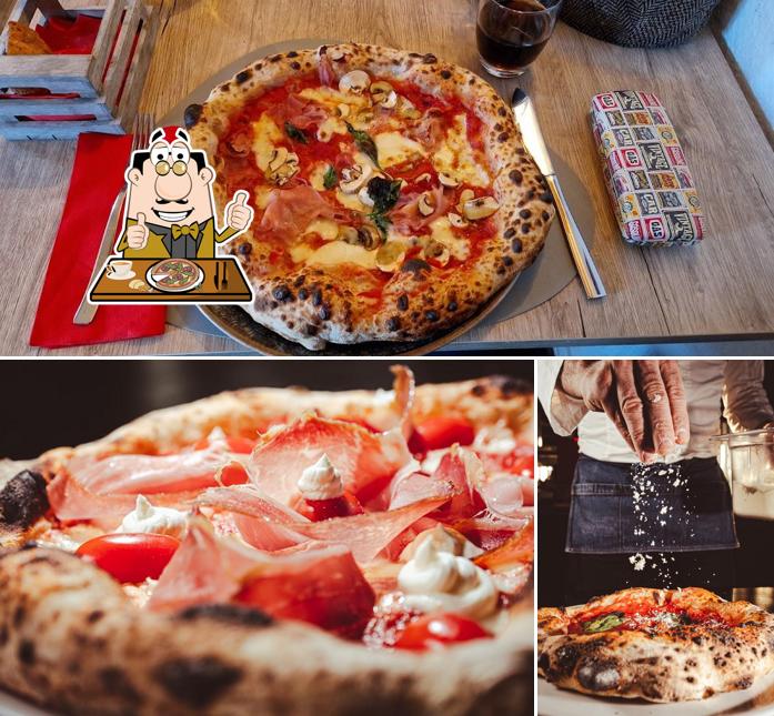 Scegli una pizza a Restaurant & Hotel Zellfeld
