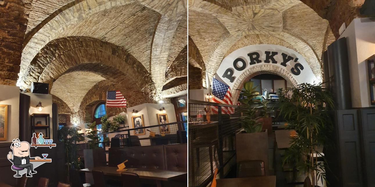 L'intérieur de Porky's Rijeka