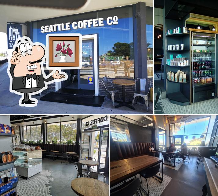 The interior of Seattle Coffee Company