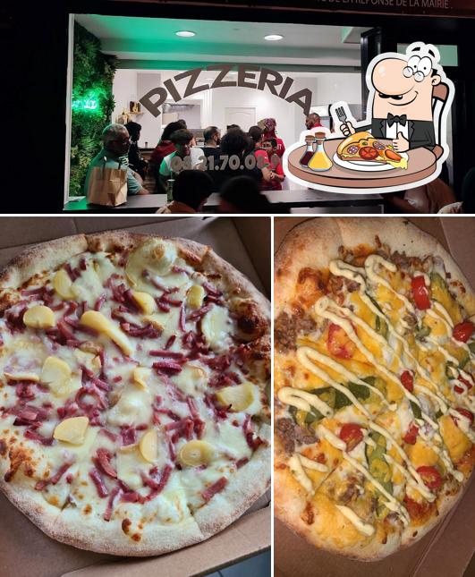 Commandez différents genres de pizzas