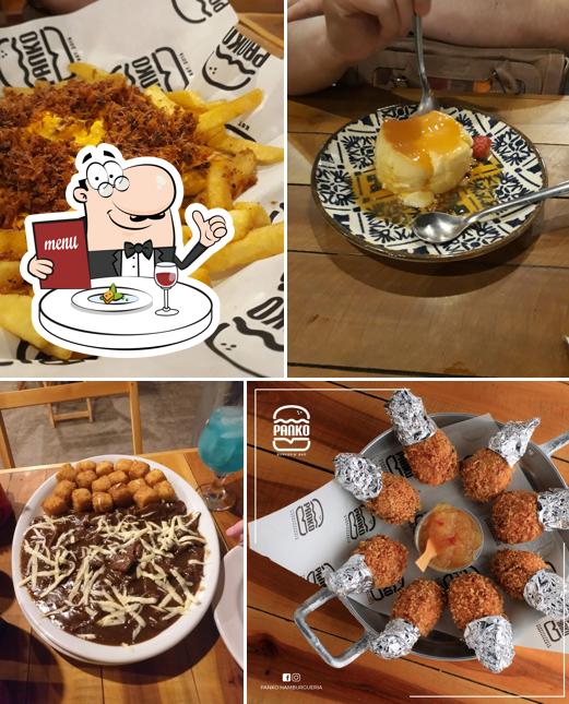 Comida em Panko Burger