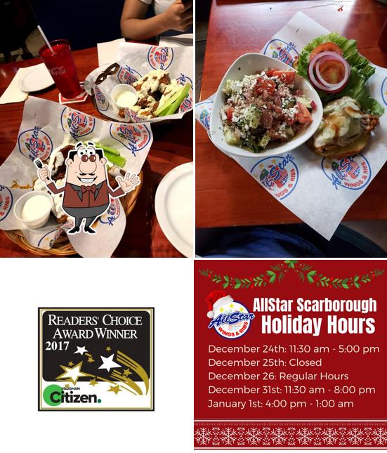 AllStar Wings & Ribs, 1245 McCowan Rd 1 in Toronto Restaurant menu