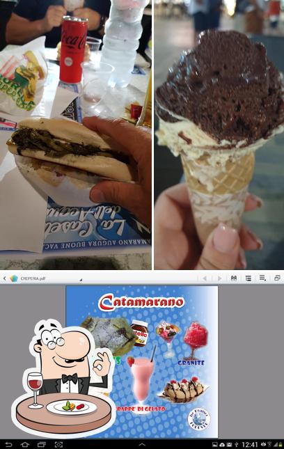 Dai un’occhiata alla immagine che mostra la cibo e bevanda di catamarano
