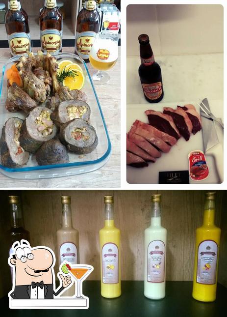 Peça uma bebida do menu