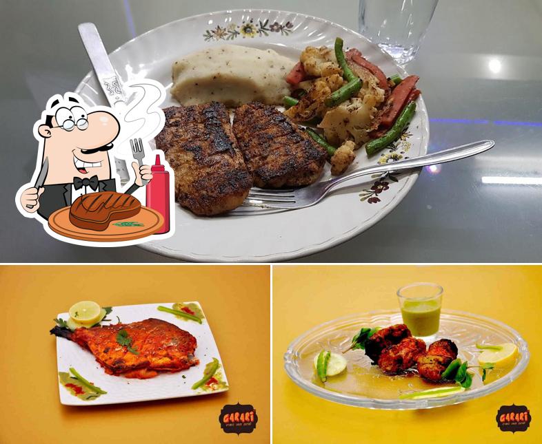 Order meat meals at Garari