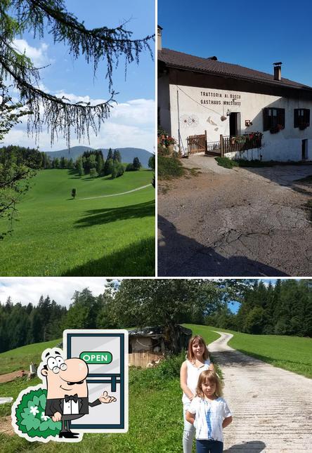 Gli esterni di Trattoria Al Bosco