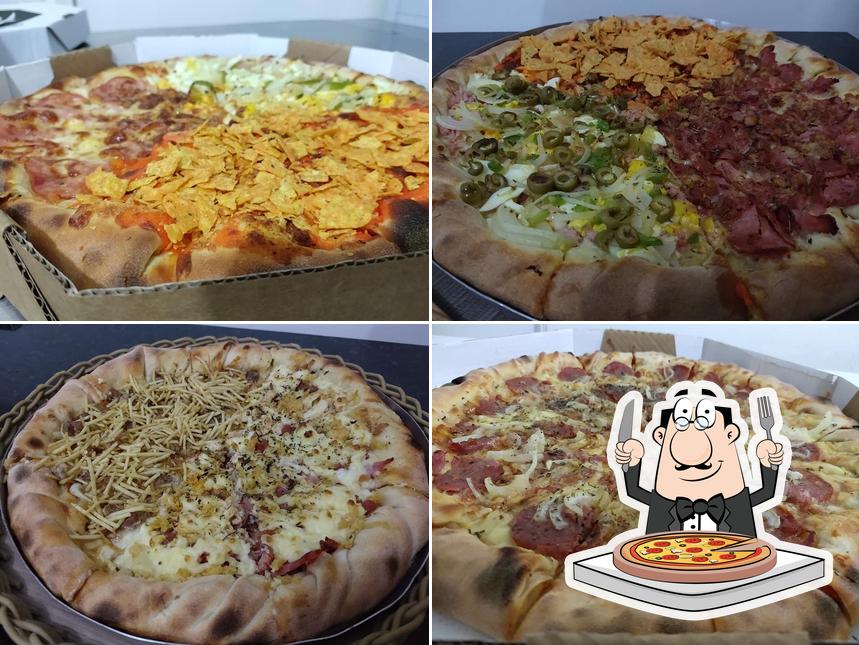 Escolha diversos tipos de pizza