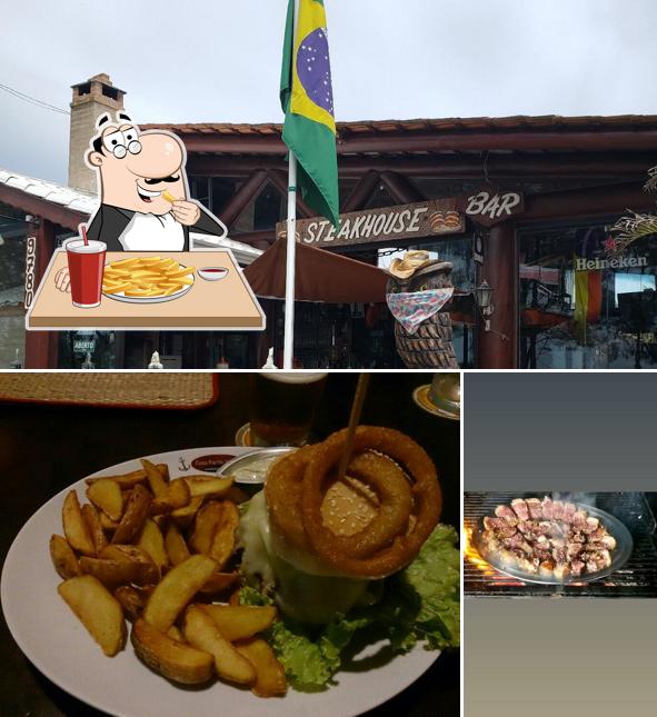 Experimente cbatatas fritas francesas no Pub Steak House Casa Porto Velho