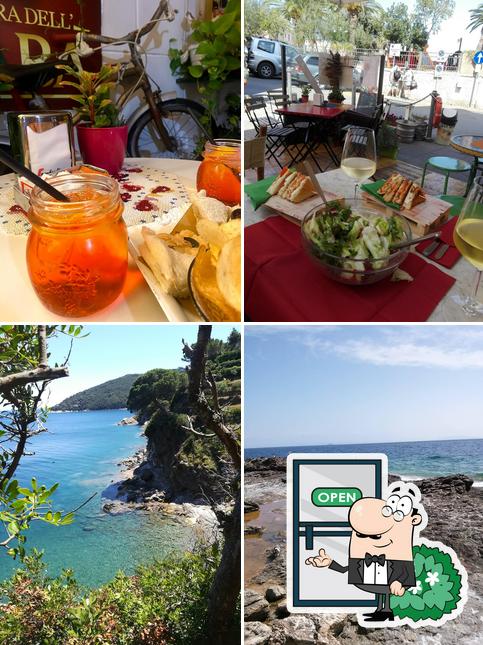 La foto di esterno e cibo da Il Bar Sotto Il Mare