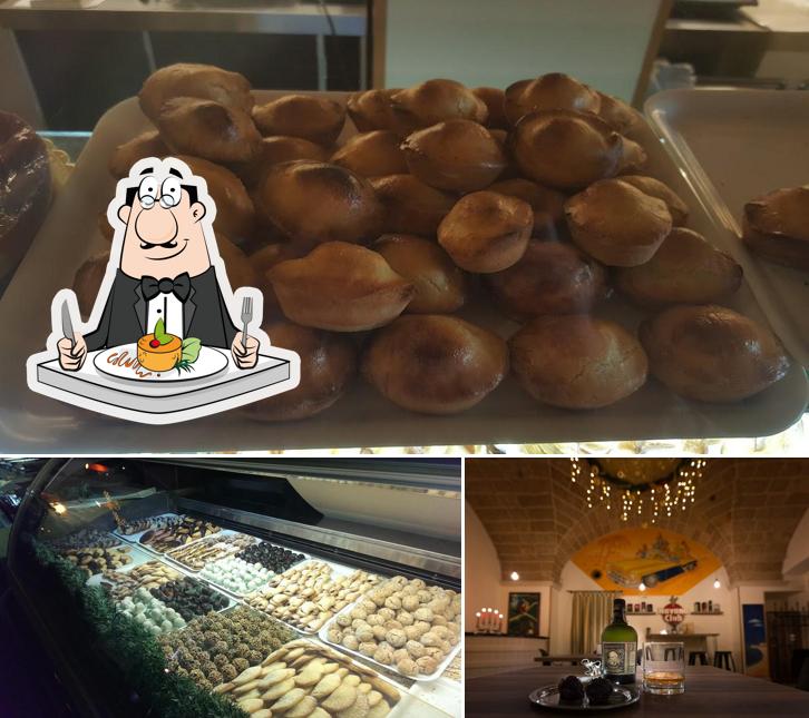 Tra le diverse cose da Coco Loco Aradeo Pasticceria Palmieri si possono trovare la cibo e alcol
