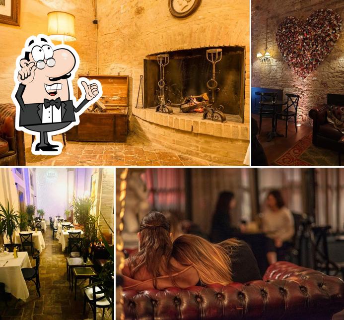 Gli interni di Four Rooms Bistrot